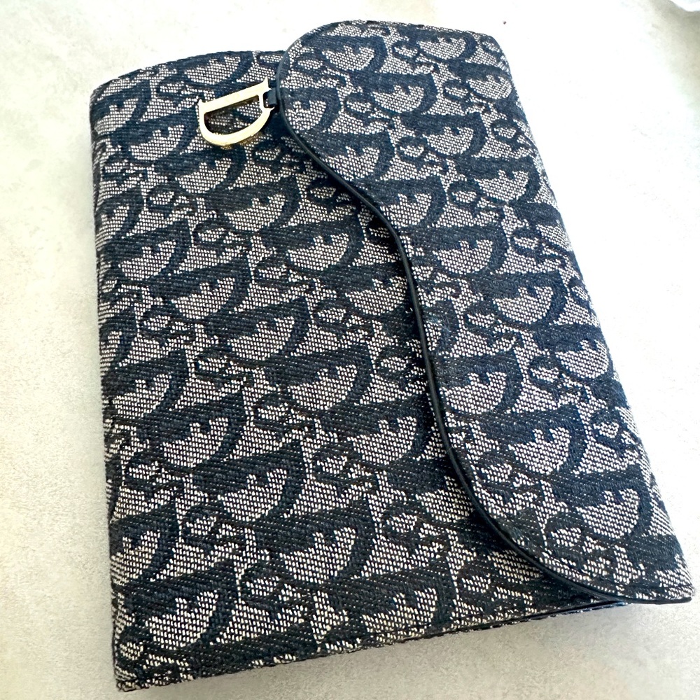 Dior Saddle Blue Jacquard Agenda Cover